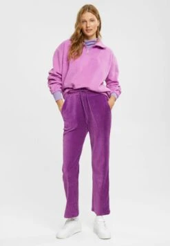 Edc By Esprit Mit Zipkragen - Fleece Trui - Lilac