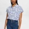 ESPRIT Mit Blumen Print - Overhemdblouse - White -Esprit 7094c834310d4a0d9e1832bc927c1cef