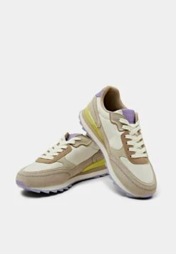 ESPRIT Mit Echtem - Sneakers Laag - Beige -Esprit 729231d4f78f4ba4818183f787a85a88