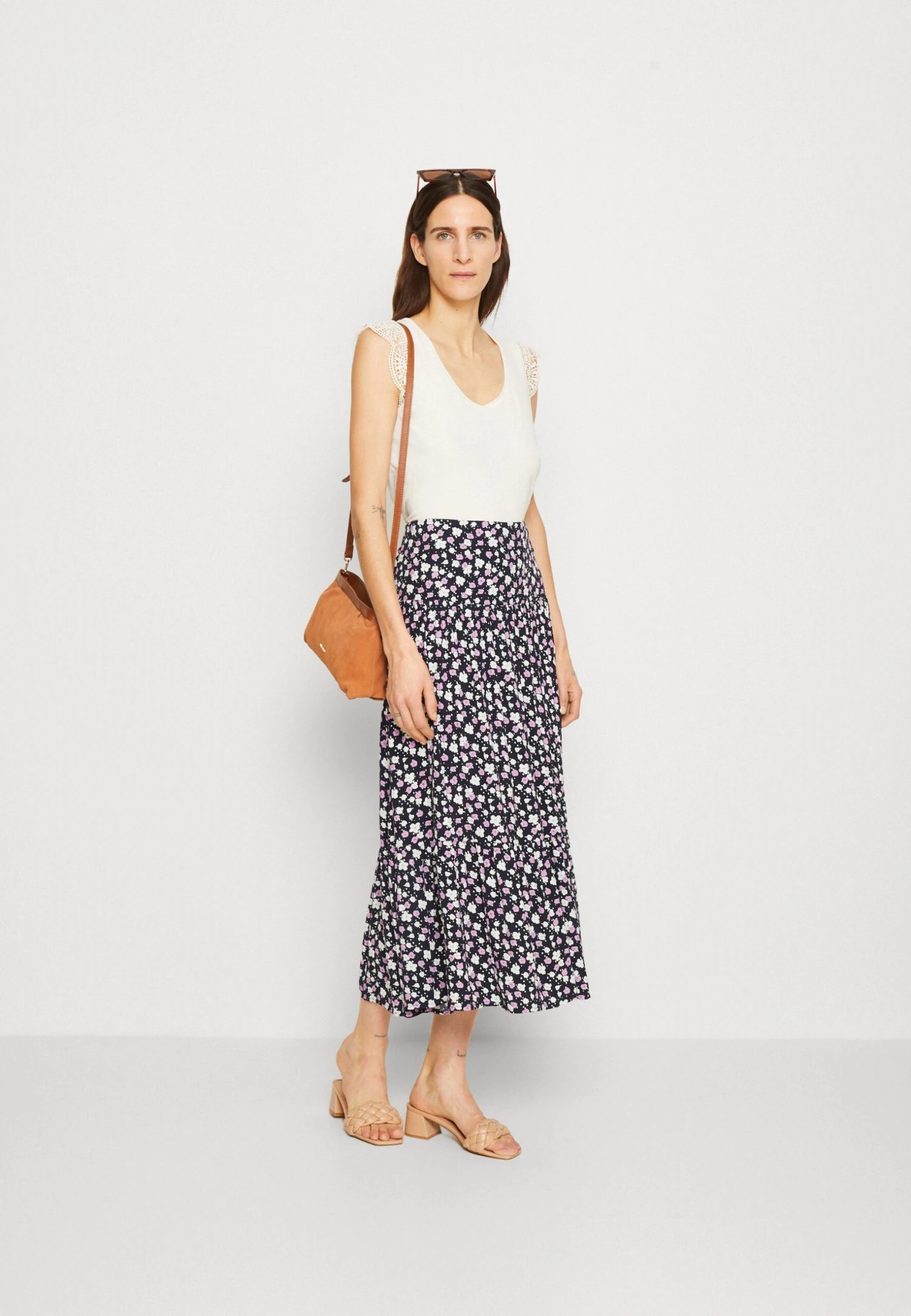 Edc By Esprit Skirt - A-Lijn Rok - Navy 4 Edc By Esprit Skirt - A-Lijn Rok - Navy - Afbeelding 2