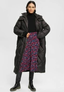 ESPRIT Geraffter Mit Print - Plooirok - Pink -Esprit 731ac23843c14a6489bce05fdb35655a