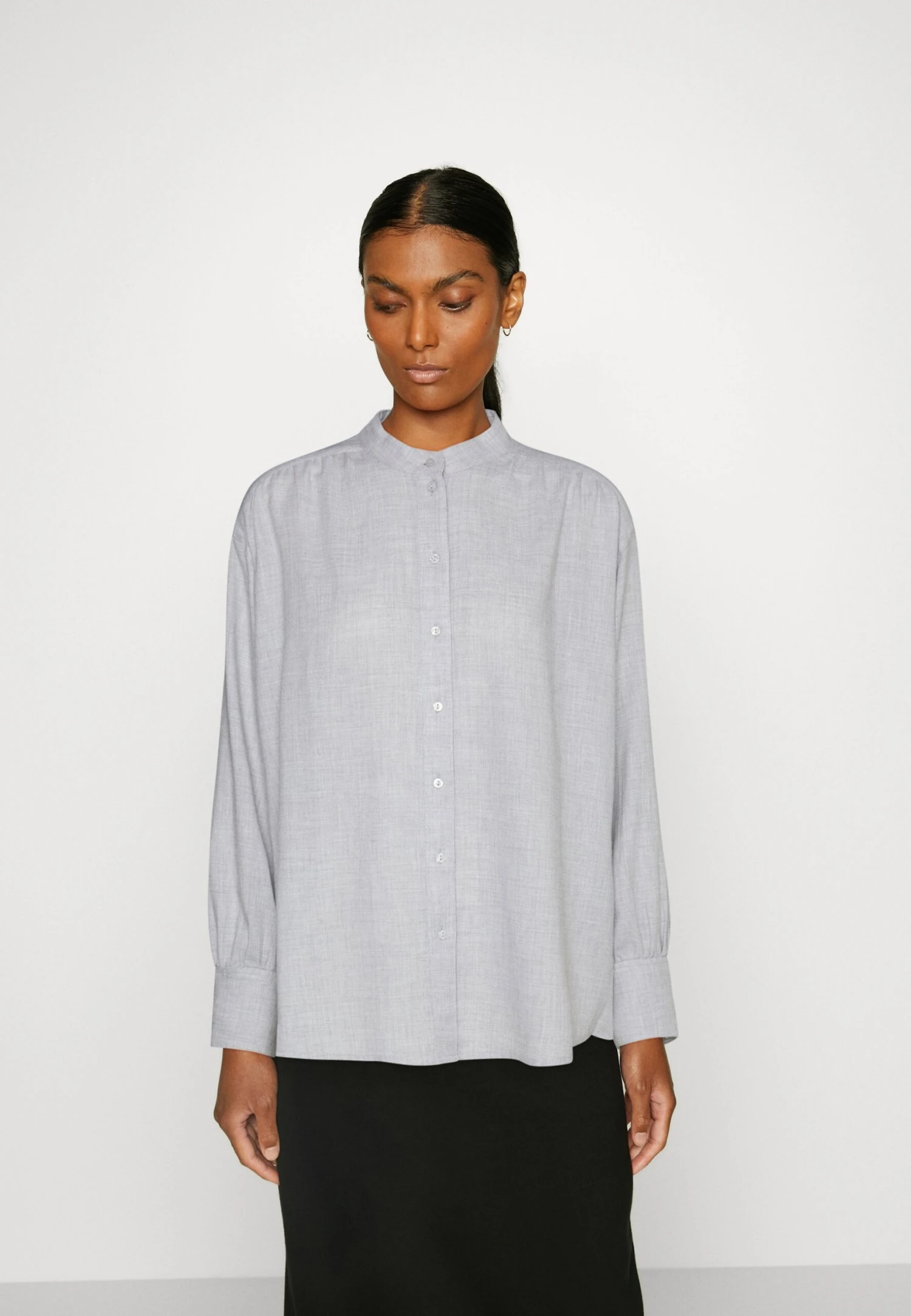 ESPRIT Short Blouse - Overhemdblouse - Light Grey 3 ESPRIT Short Blouse - Overhemdblouse - Light Grey