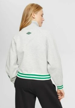 ESPRIT Sweater Met Rits - Light Grey -Esprit 745bc2fe85184c6a90b91b4440efef08