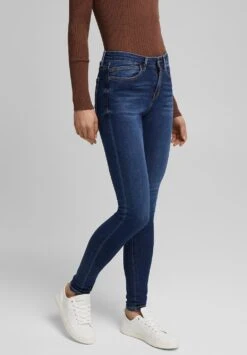 ESPRIT Medium Rise - Jeans Skinny Fit - Blue Medium Washed -Esprit 750069b4497f470aaaa8ed1cef5aa09f