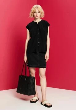 ESPRIT Kurzarm - Overhemdblouse - Black 13 ESPRIT Kurzarm - Overhemdblouse - Black -Esprit 755c90f384704e24ae3d5eeac0af37a0