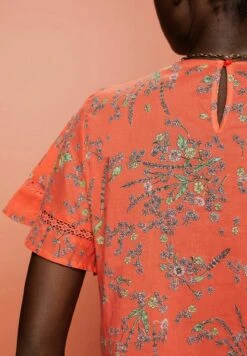 Edc By Esprit Blouse - Coral Orange -Esprit 76320c386680459381386147726f2d2b