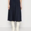 ESPRIT Plissee Skirt - Plooirok - Navy -Esprit 76efb06441b943999099228c9259b87f