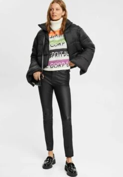 Edc By Esprit High Rise - Broek - Black -Esprit 7a90835f76514eaca9276f832cd9a334