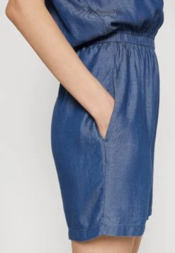 Edc By Esprit Short Overall - Jumpsuit - Blue Medium Wash -Esprit 7a957132388b4c9eaf77b6a2944fec1b