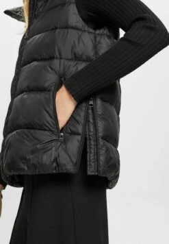 ESPRIT Ultra Light Vest - Bodywarmer - Black -Esprit 7b5ef3381d2241dabe54c4f75ef669d2