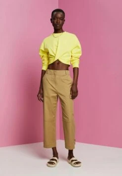 ESPRIT Mit Knotendetail - Sweater - Yellow