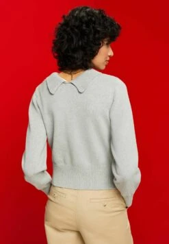 ESPRIT Vest - Light Grey New -Esprit 7e1a8a3a0cc548599cb9e0d675edd837