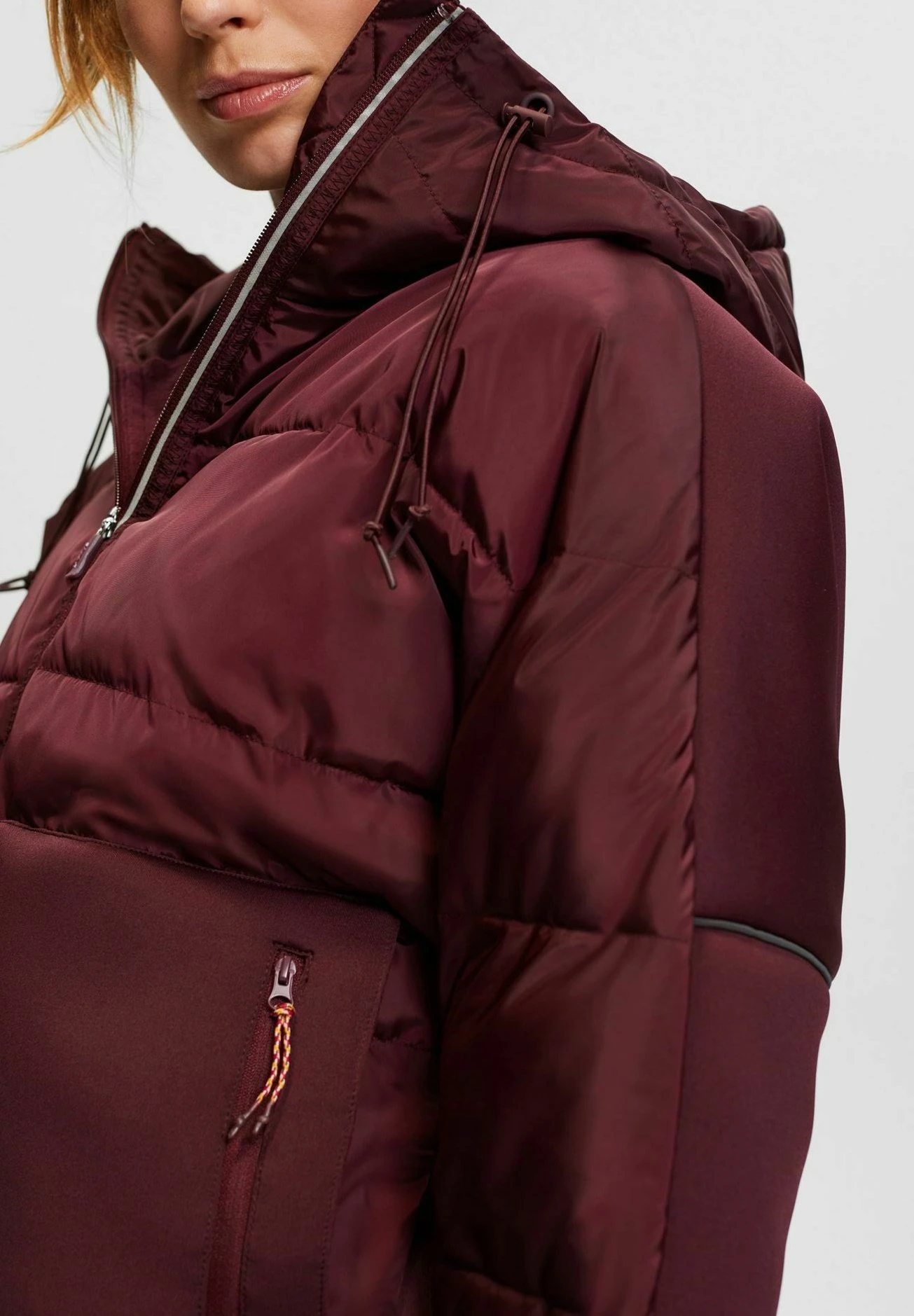 Hybrid - Outdoorjas - Bordeaux Red 6 Hybrid - Outdoorjas - Bordeaux Red - Afbeelding 4