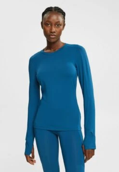Longsleeve Mit E Dry - Longsleeve - Petrol Blue