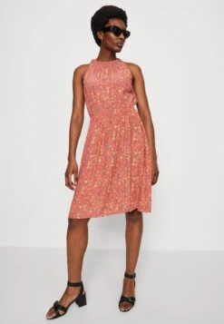 Edc By Esprit Neckholder Dress - Jurk - Coral Orange 11 Edc By Esprit Neckholder Dress - Jurk - Coral Orange -Esprit 7f915c8abdf040d6a03c695c599528df