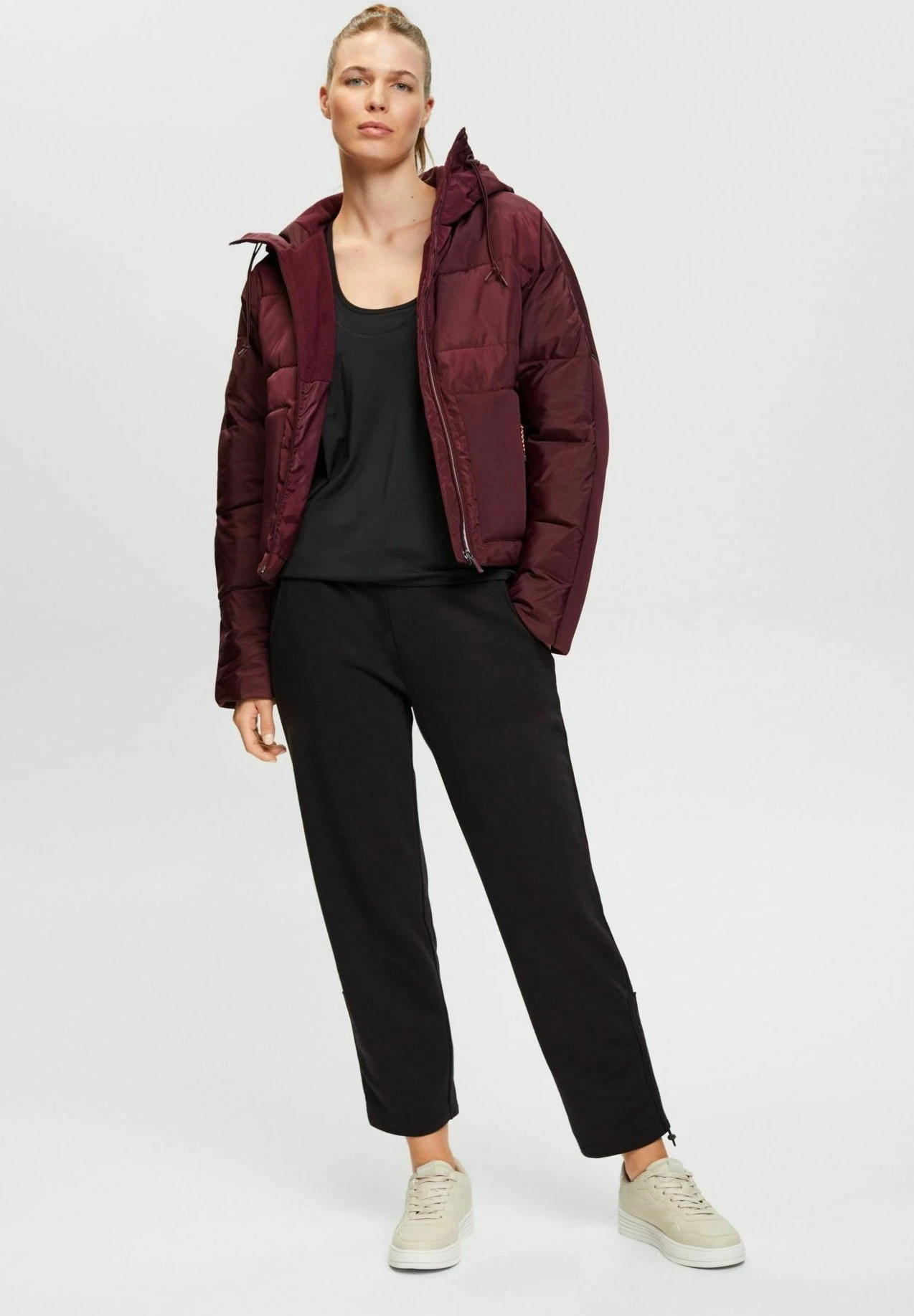 Hybrid - Outdoorjas - Bordeaux Red 4 Hybrid - Outdoorjas - Bordeaux Red - Afbeelding 2