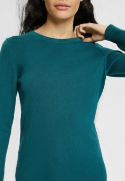 Edc By Esprit Flat - Gebreide Jurk - Teal Green -Esprit 807bd01811f4435e8256cc2f9b9a4f53