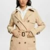 ESPRIT Kurzer Mit Gürtel - Trenchcoat - Sand -Esprit 81ef45ff6c11423787b701980c85985b