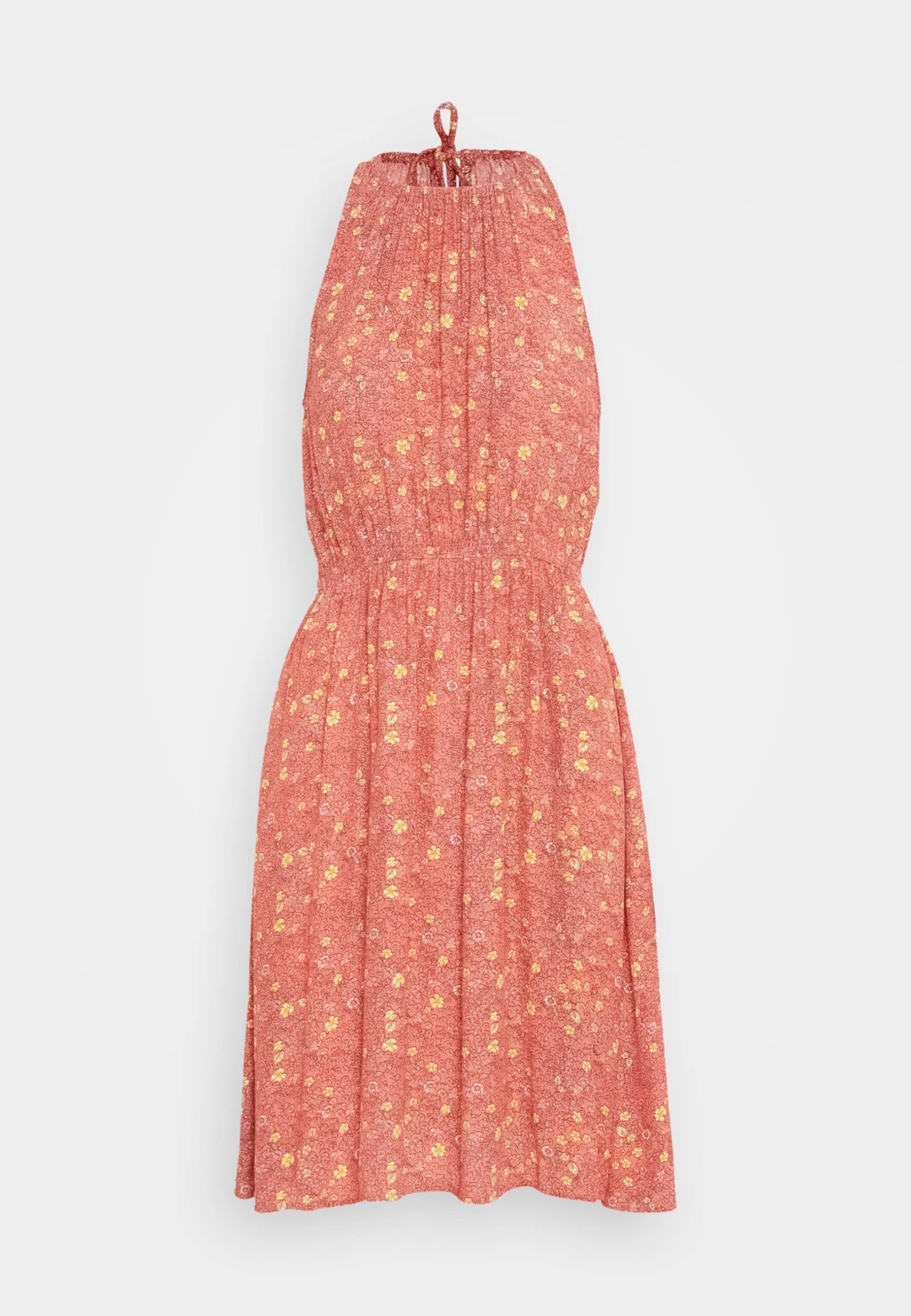 Edc By Esprit Neckholder Dress - Jurk - Coral Orange 7 Edc By Esprit Neckholder Dress - Jurk - Coral Orange - Afbeelding 5