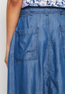 ESPRIT Midi - A-Lijn Rok - Blue Medium Washed New -Esprit 837db3d649564f8383328d3fe346a515