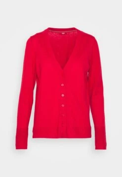 ESPRIT Button Cardigan - Vest - Dark Red -Esprit 84defa8289654a4f89361c2b96ecdafc
