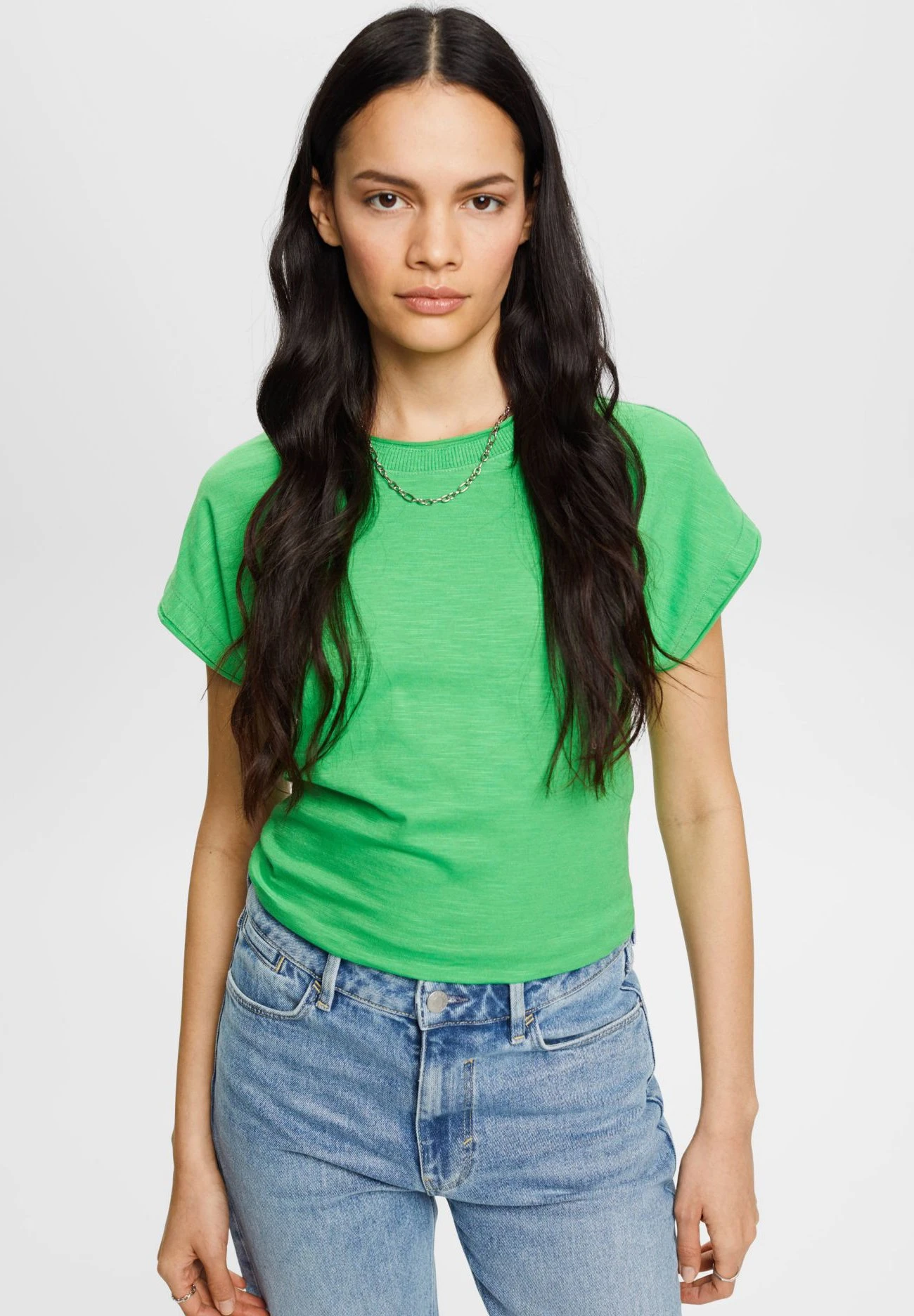 ESPRIT T-Shirt Basic - Green 3 ESPRIT T-Shirt Basic - Green