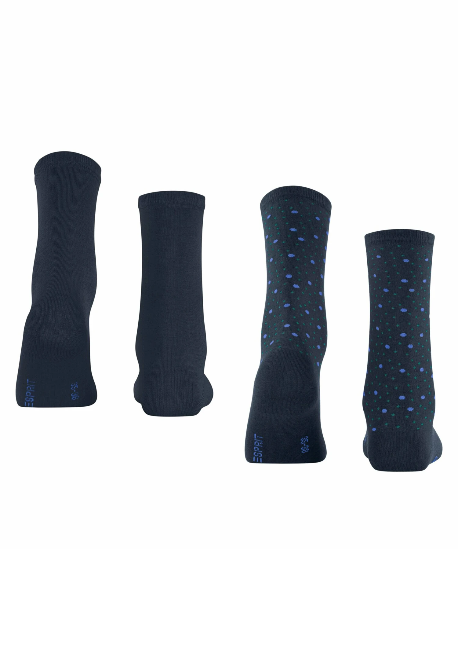 ESPRIT Playful Dot 2Er-Pack - Sokken - Marine 5 ESPRIT Playful Dot 2Er-Pack - Sokken - Marine - Afbeelding 3