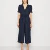 ESPRIT Belted Overall - Jumpsuit - Navy -Esprit 8782e76bf7b44631beef5a21bd0ed1fb