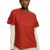 Edc By Esprit Blouse - Terracotta New -Esprit 87d1d4023674414281e53ff282e9f472
