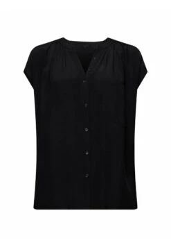 ESPRIT Kurzarm - Overhemdblouse - Black 17 ESPRIT Kurzarm - Overhemdblouse - Black -Esprit 886e3bba241747aca1ecd628cfcfded2