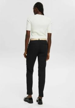 ESPRIT Twill Stretch - Chino - Black -Esprit 88e3819d5b784b8c8f7de7d8f948b05b