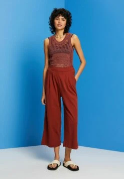 ESPRIT Solid - Broek - Terracotta New -Esprit 8905f43e7d084e26927fc790974c9132
