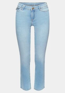 Edc By Esprit Low Rise - Straight Leg Jeans - Blue Light Washed