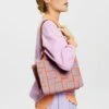 ESPRIT Kleiner Shopper Mit Muster - Handtas - Orange