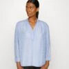 ESPRIT Lslv Str - Blouse - Light Blue -Esprit 8b038c5c91eb4baa904640008d952a1b