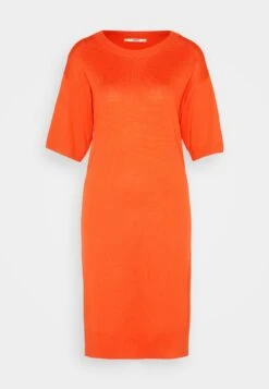 ESPRIT Dress - Gebreide Jurk - Orange Red -Esprit 8b2bf47e8dae461b83cb56595171f45f
