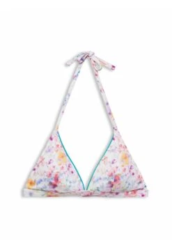 ESPRIT Wattiertes Neckholder Mit Floralem Print - Bikinitop - Teal Blue -Esprit 8b5f82e321ab4257b7008d5af1183131
