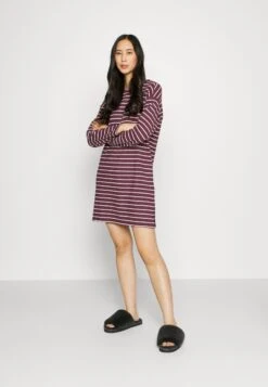 ESPRIT Y/D Stripe Long Slv - Nachtjapon - Bordeaux -Esprit 8c55516790a142b18dc0cea32e853654