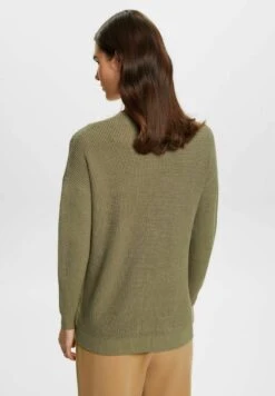 Edc By Esprit Mit V-Ausschnitt - Trui - Light Khaki -Esprit 8d467c5dd75f4445b38f8eda3c13218c