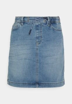 Edc By Esprit Jogg Skirt - Jeansrok - Blue Light Wash