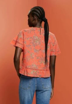 Edc By Esprit Blouse - Coral Orange -Esprit 8ee4a5637a0b439b9d658cda92b283e2