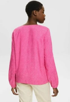 Edc By Esprit Fluid Bubblehem- Blouse - Pink Fuchsia -Esprit 8fffbb8a50ef48ca908dad6db10a1232
