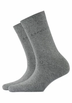 ESPRIT Basic Easy 2-Pack Uni - Sokken - Light Greymel