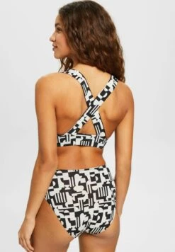 ESPRIT Mit Überkreuzten Trägern Und Geo-Print - Bustier - Black -Esprit 905c442853db4bfca1bf7d64333eed57