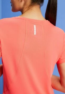 T-Shirt Basic - Coral -Esprit 925337e9ca30485998680c57d4e2dd9a