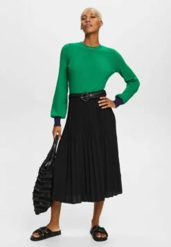 ESPRIT Plissierter- A-Lijn Rok - Black -Esprit 927e0c4c40e7445eb14cd10aa647a87f