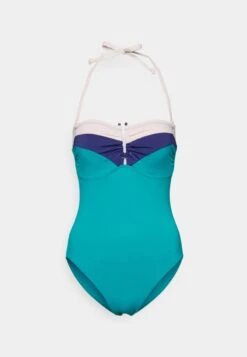 ESPRIT La Jolla Beach Padded Bandeau Swimsuit - Badpak - Teal Green -Esprit 927e1b3bea9340aeb405cb2ce4bbfab2