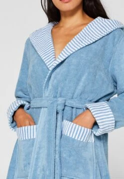 ESPRIT Mit Streifen - Badjas - Sky Blue -Esprit 92e57470b7f046759f538aa95a5273ae