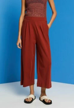 ESPRIT Solid - Broek - Terracotta New -Esprit 9413d250871a4109acd23f0177850aa3