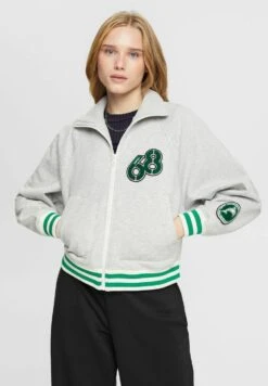 ESPRIT Sweater Met Rits - Light Grey